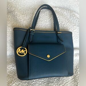 Michael Kors Blue Tote Bag